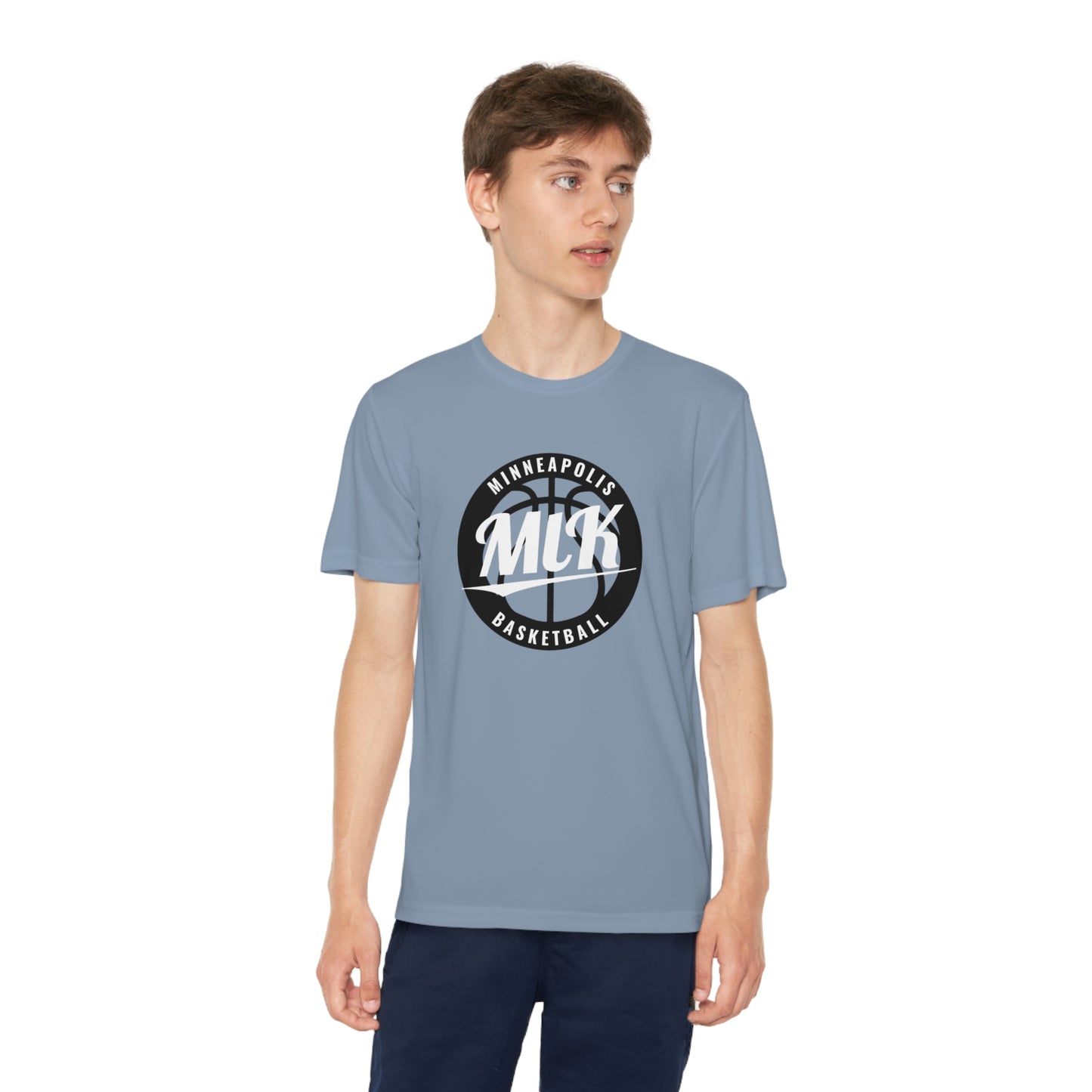 MLK South Minneapolis Travel Youth Basketball Program - Youth Athletic Sport Tee