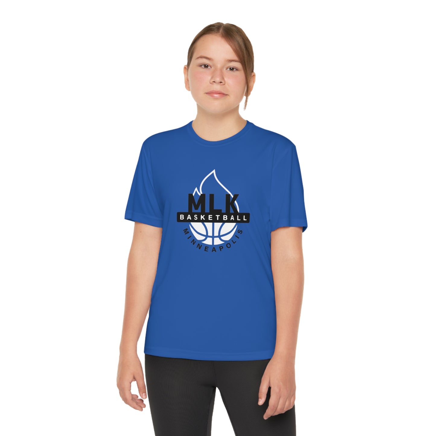MLK South Minneapolis Travel Youth Basketball Program (Fire) - Youth Athletic Sport Tee