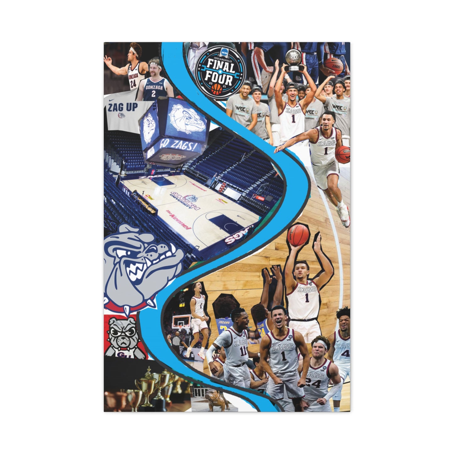 Jalen College Bottom, Stretched, 1.25"
