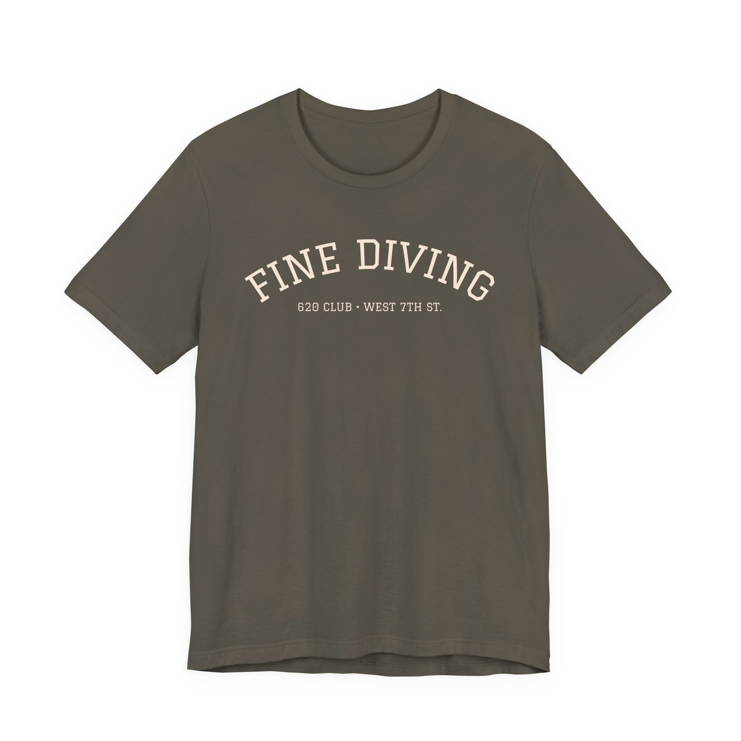 620 Club - Unisex Tee "Fine Diving" Design