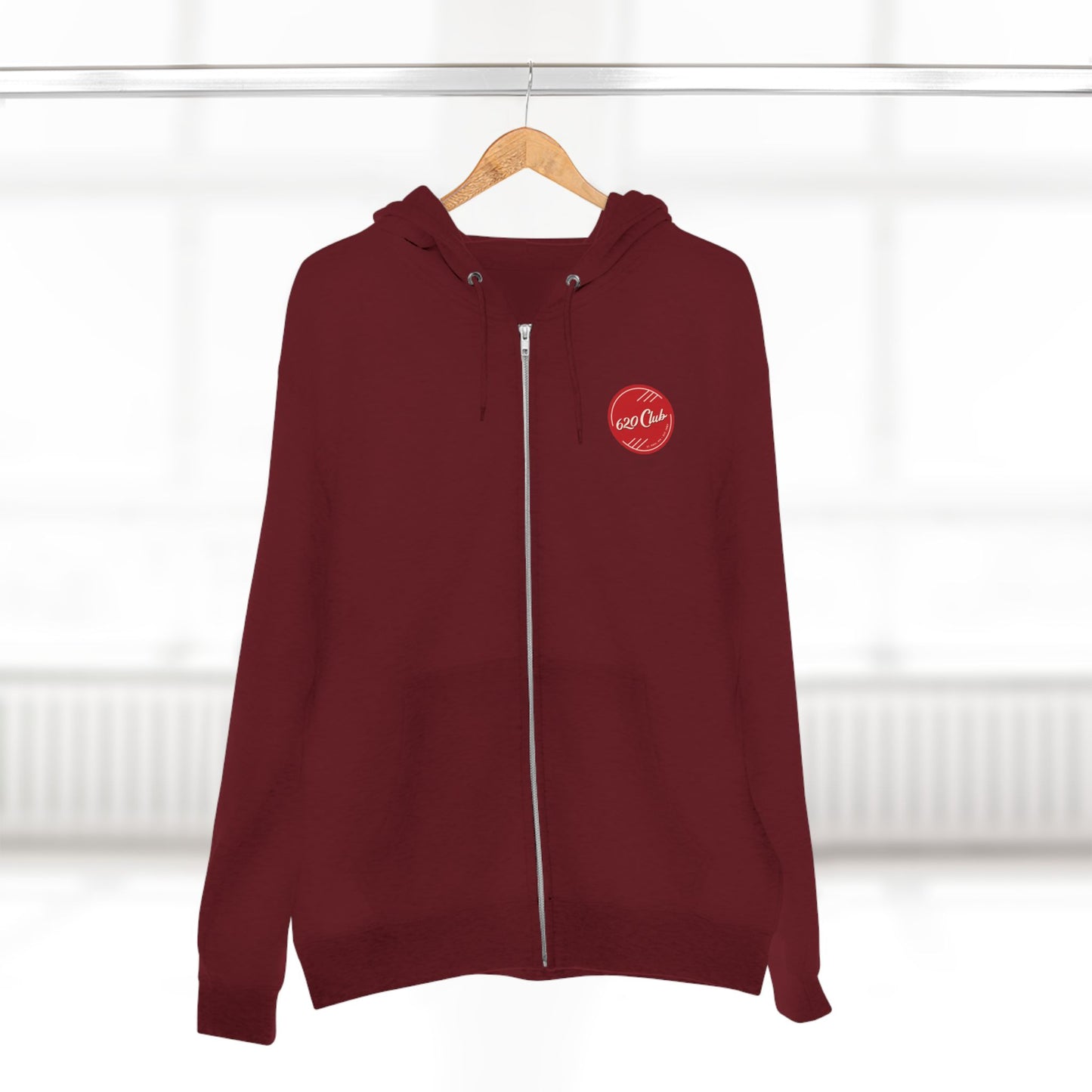 620 Club - Zip Hoodie with "Fine Diving" Design