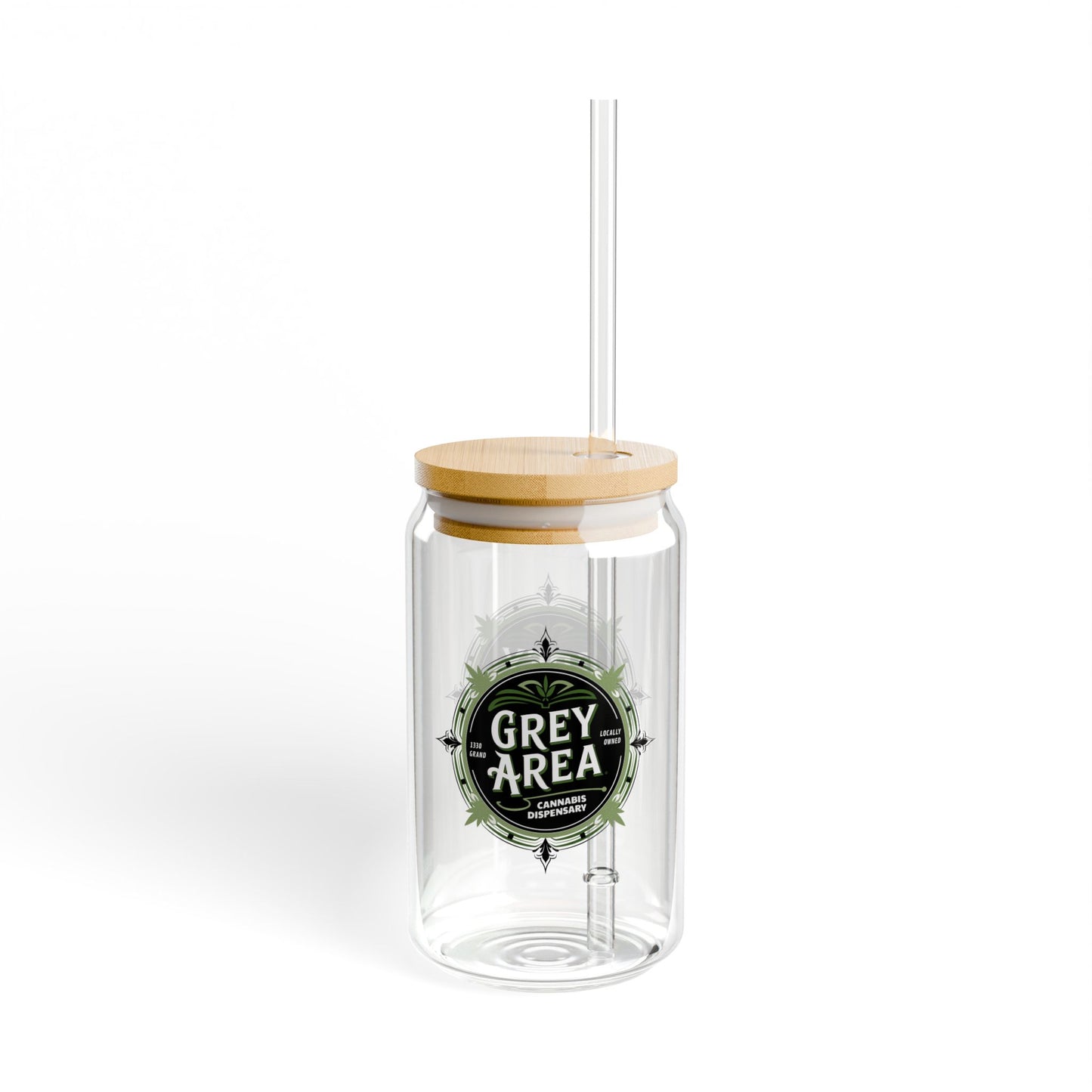 Grey Area - Sipper Glass, 16oz
