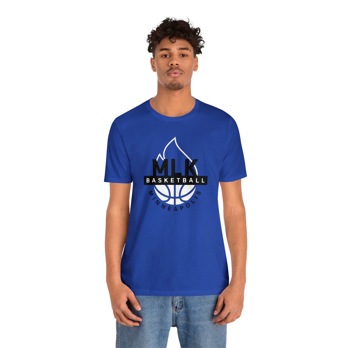 MLK South Minneapolis Travel Basketball Program (Fire)- Adult Unisex Jersey Short Sleeve Tee