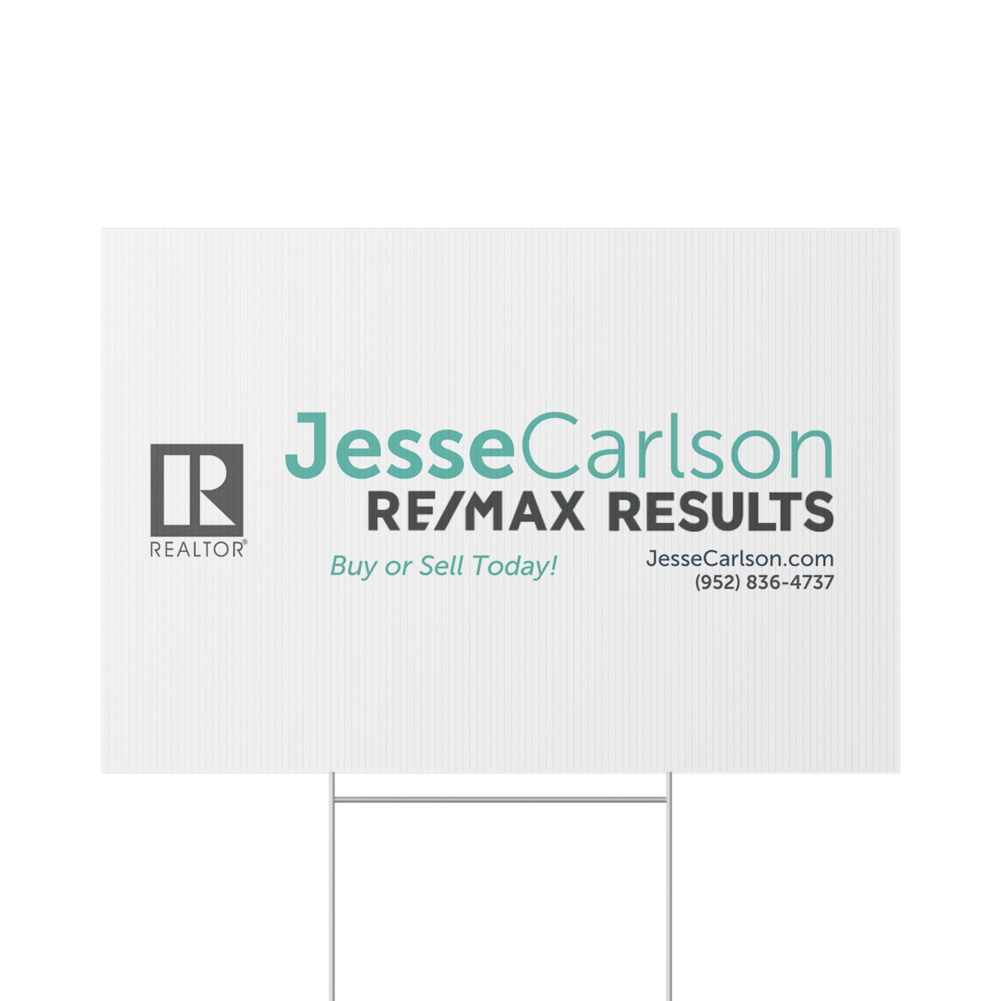 Jesse Carlson Reality - Lawn Sign