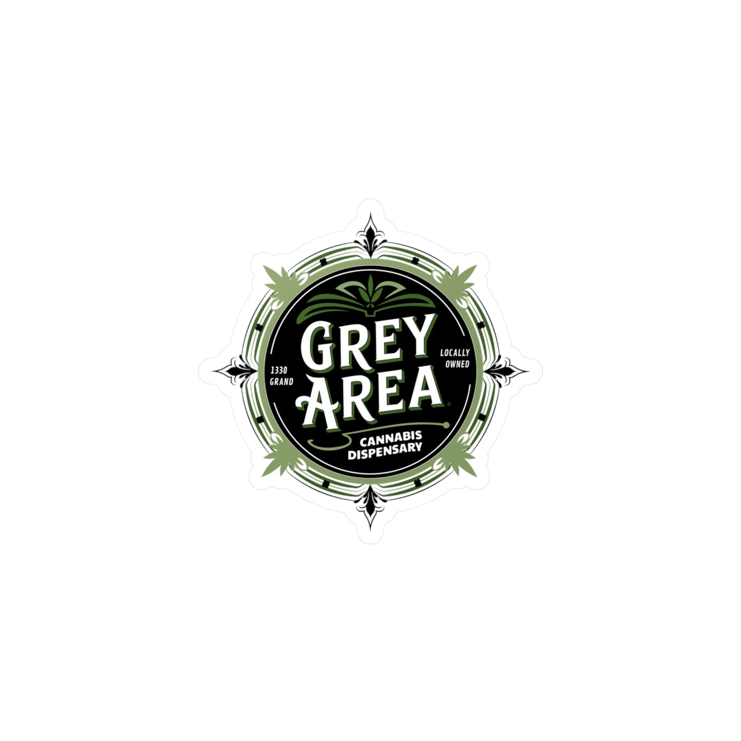 Grey Area - Kiss-Cut Vinyl Decals