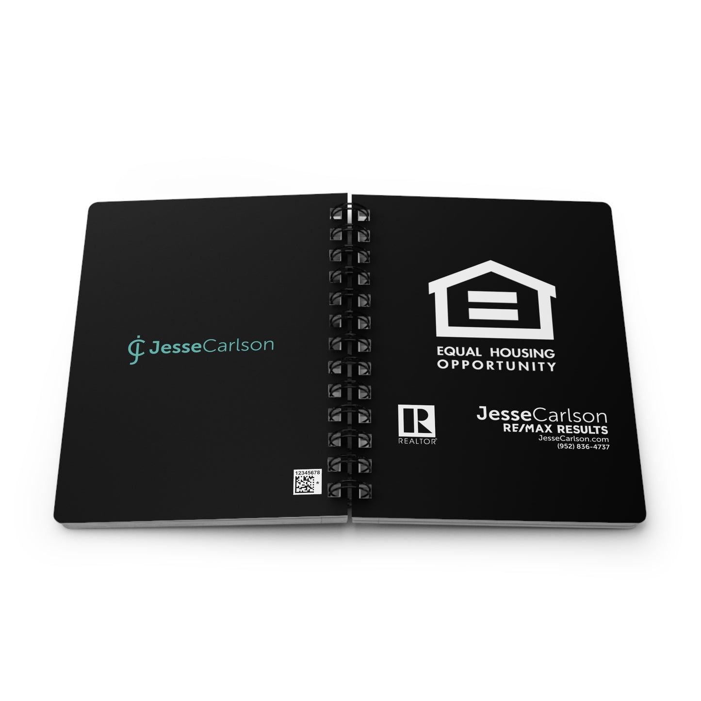 Jesse Carlson Reality - Spiral Bound Journal