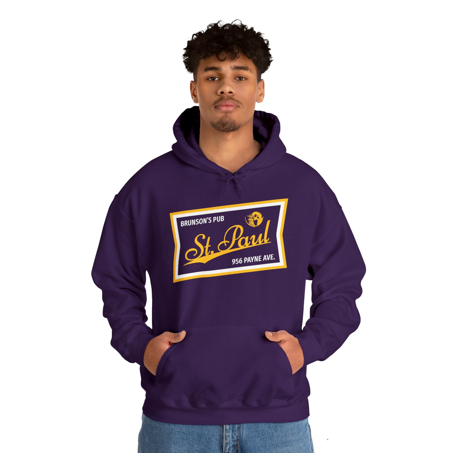 Brunson's "Game Day Series" Football - Heavy Blend™ Hooded Sweatshirt