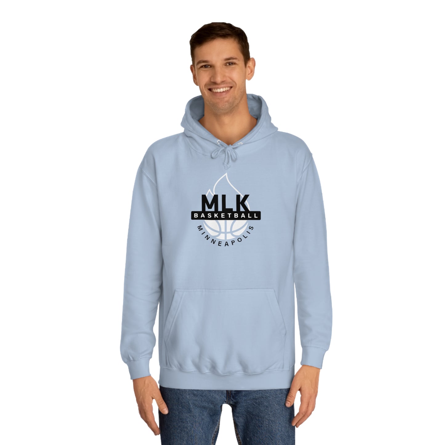 MLK South Minneapolis Travel Basketball Program (Fire) - Adult Pullover Hoodie