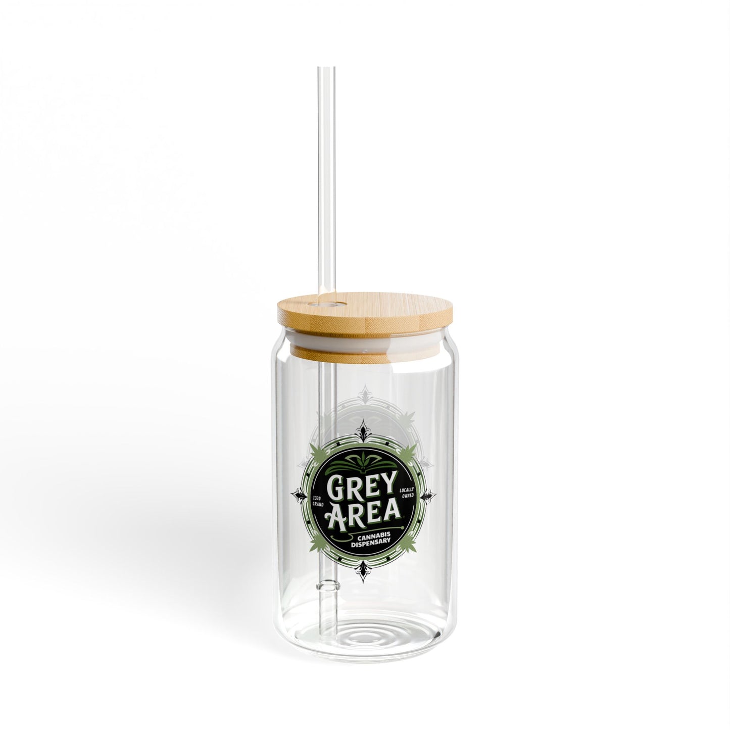 Grey Area - Sipper Glass, 16oz
