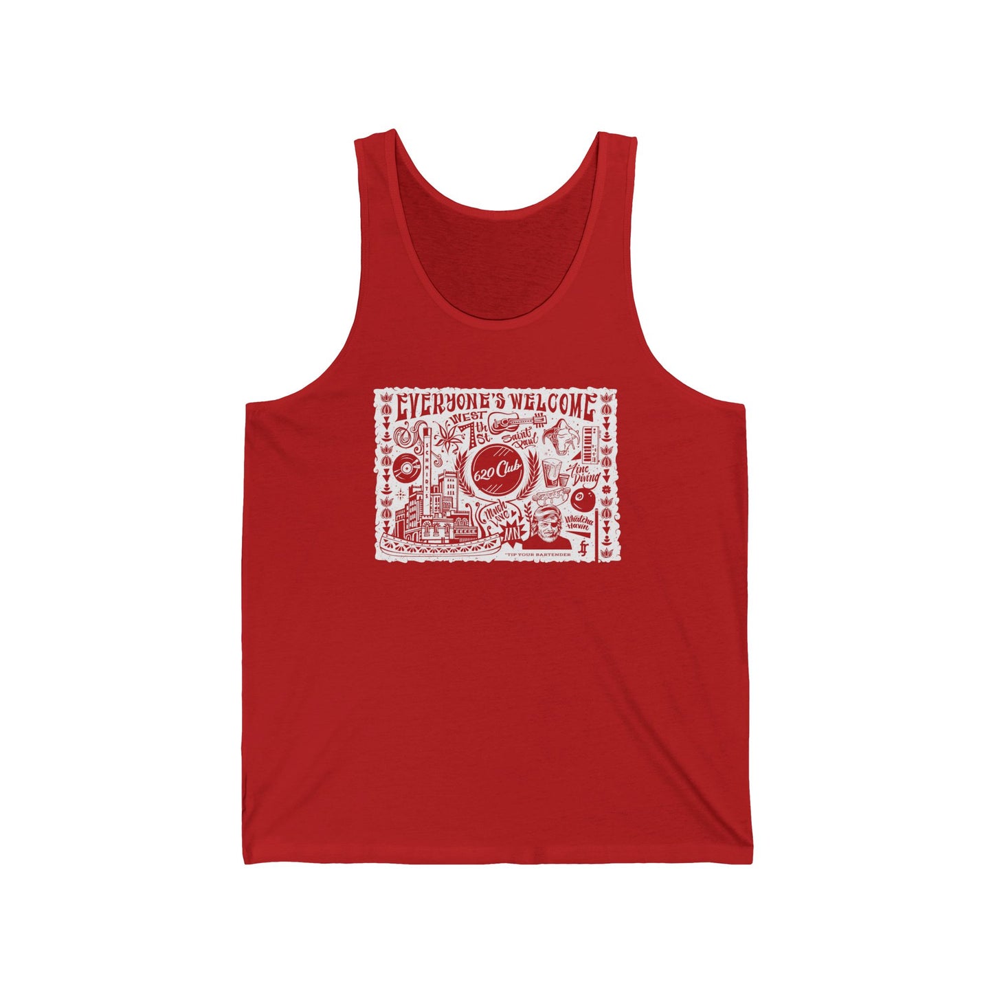 Everyone's Welcome - 620 Club Mural Tank Top