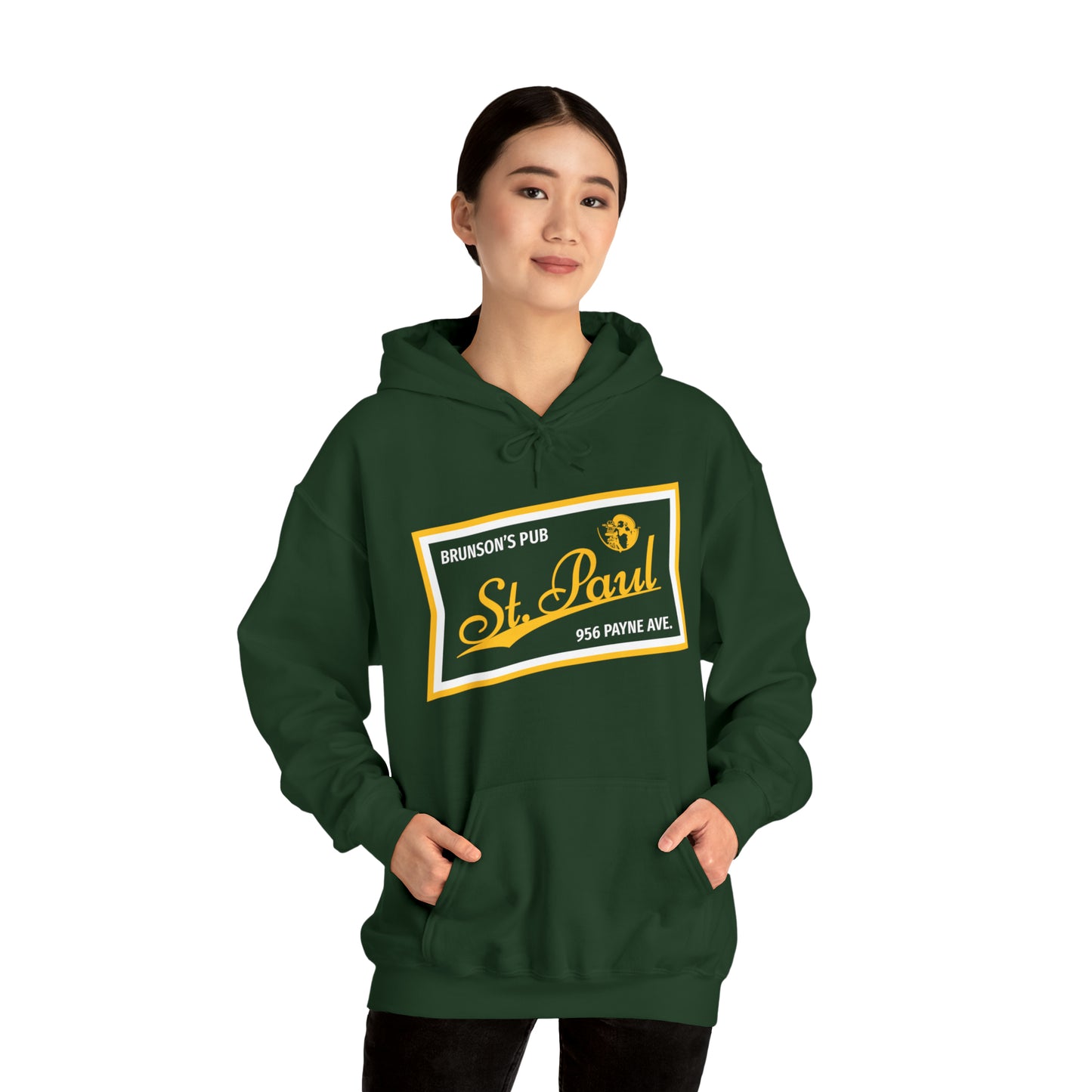 Brunson's "Game Day Series" Football - Heavy Blend™ Hooded Sweatshirt