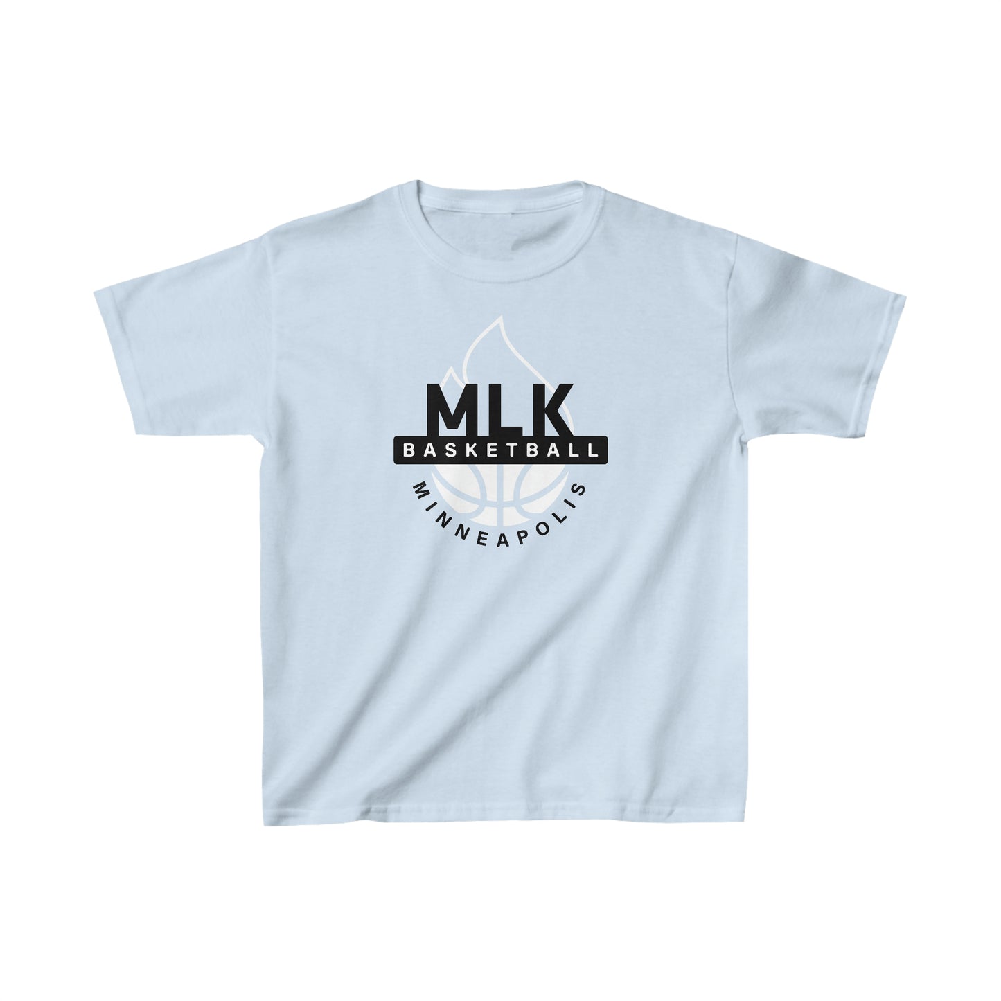 MLK South Minneapolis Travel Basketball Program (Fire)- Kids Heavy Cotton™ Tee