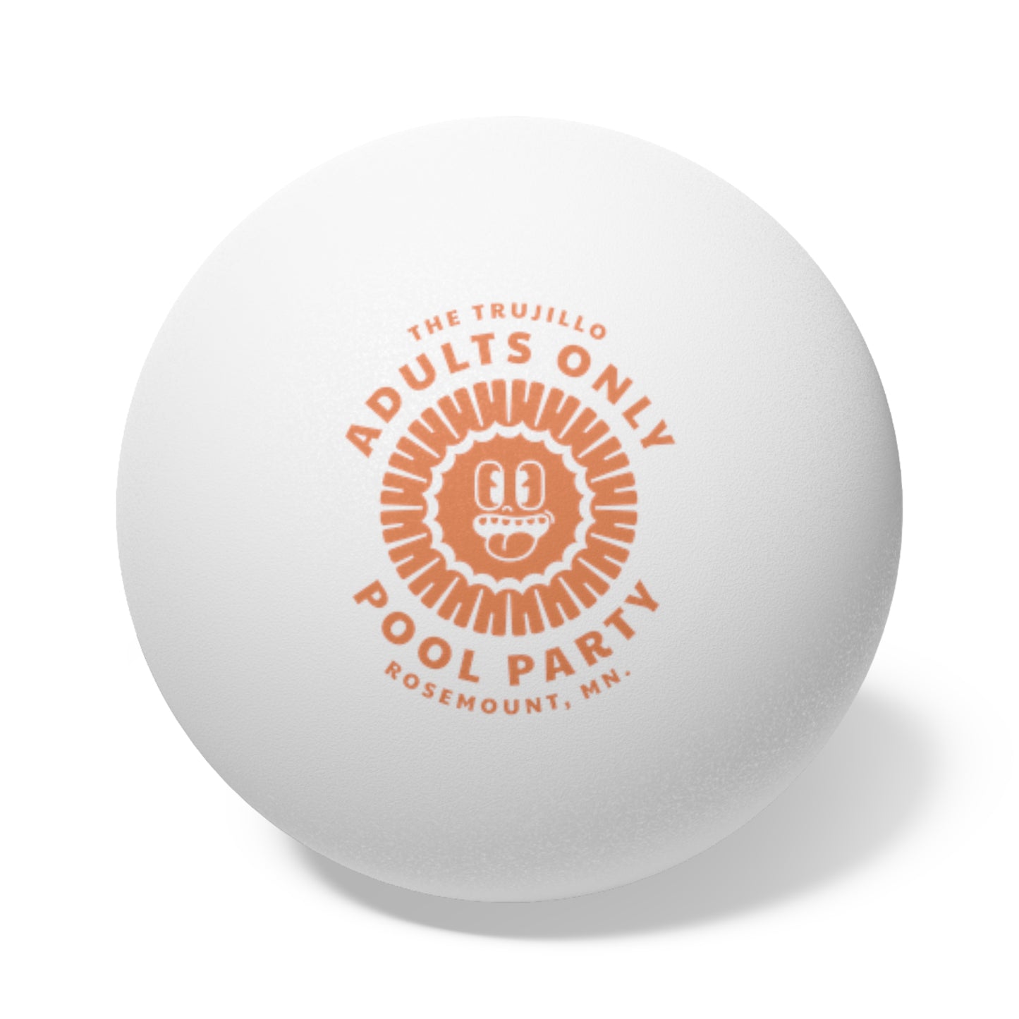 The Trujillo 3rd Annual Adult Only Pool Party - Ping Pong Balls, 6 pcs