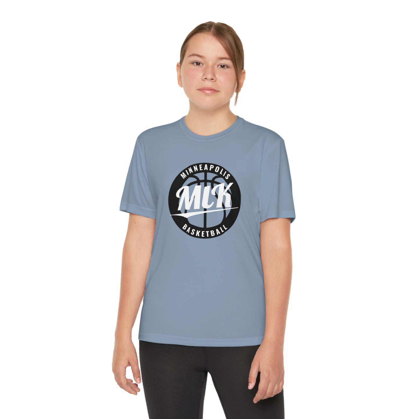 MLK South Minneapolis Travel Youth Basketball Program - Youth Athletic Sport Tee