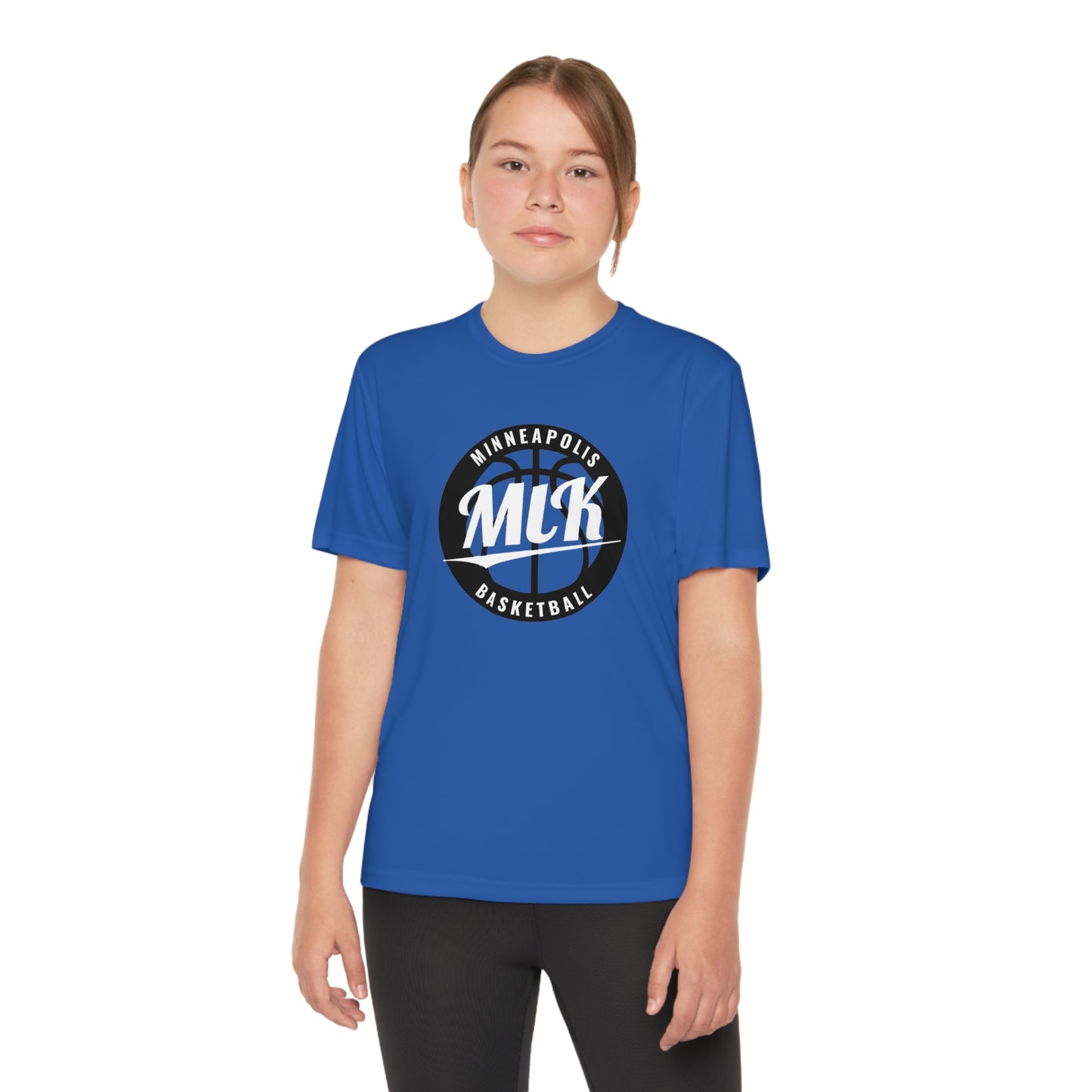 MLK South Minneapolis Travel Youth Basketball Program - Youth Athletic Sport Tee