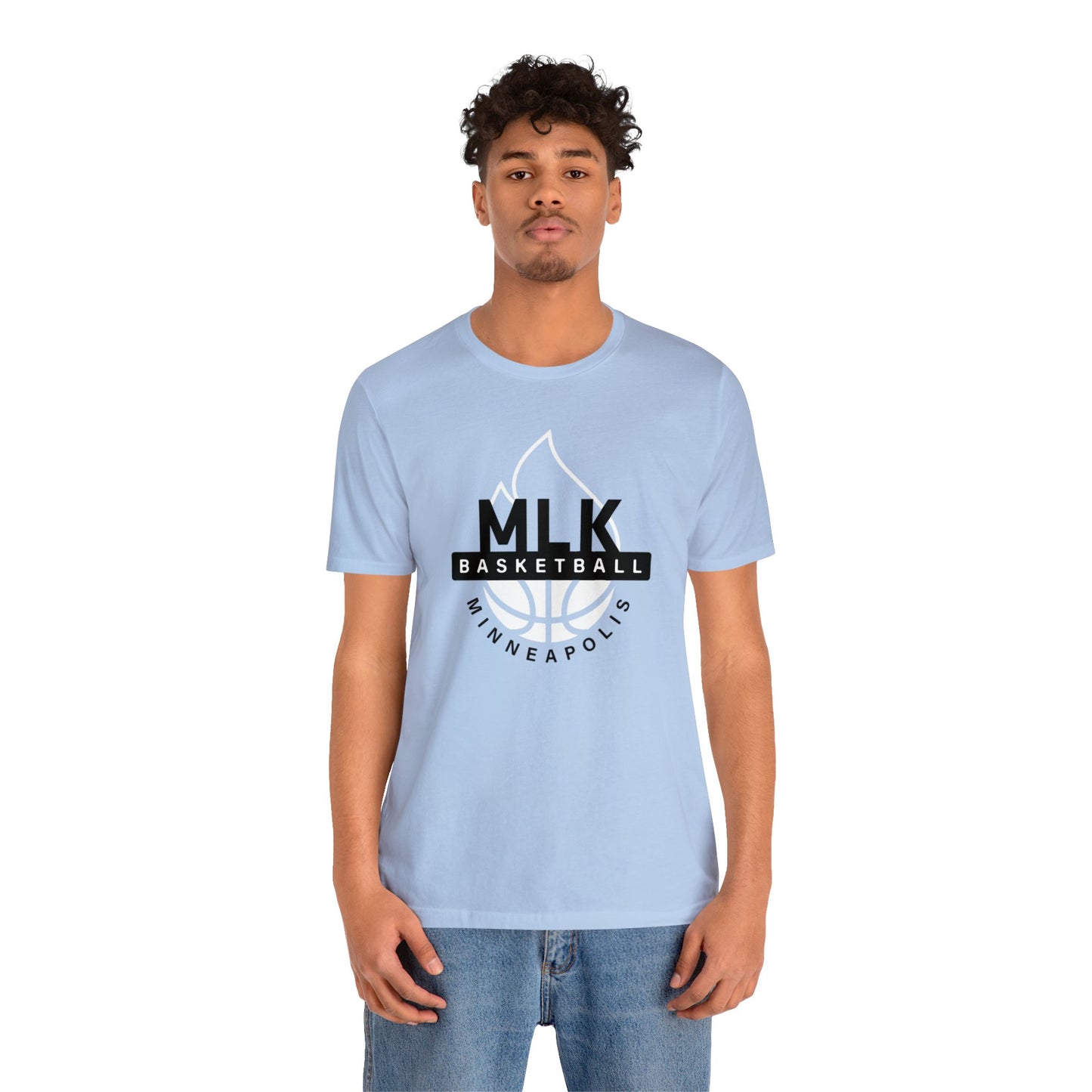 MLK South Minneapolis Travel Basketball Program (Fire)- Adult Unisex Jersey Short Sleeve Tee