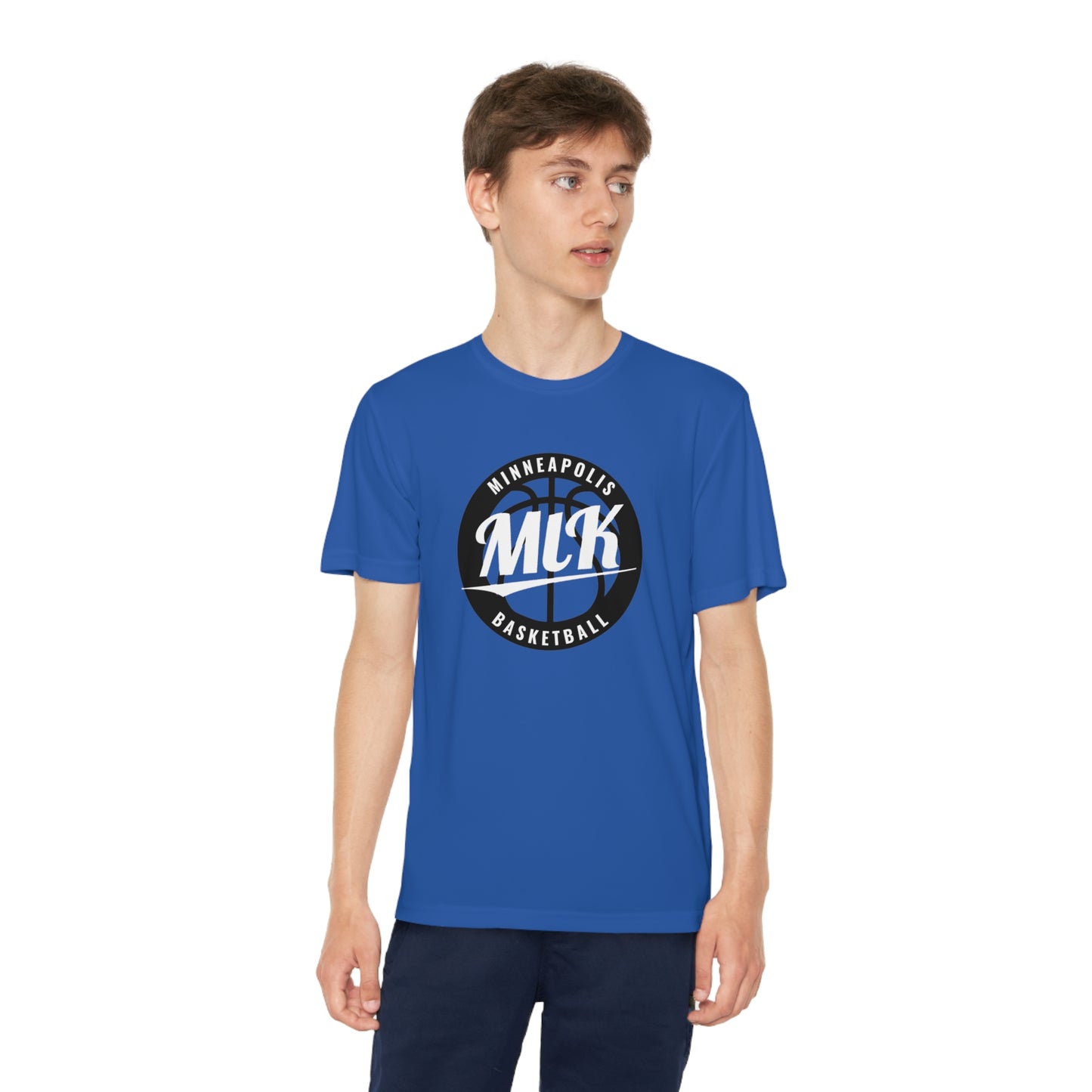 MLK South Minneapolis Travel Youth Basketball Program - Youth Athletic Sport Tee