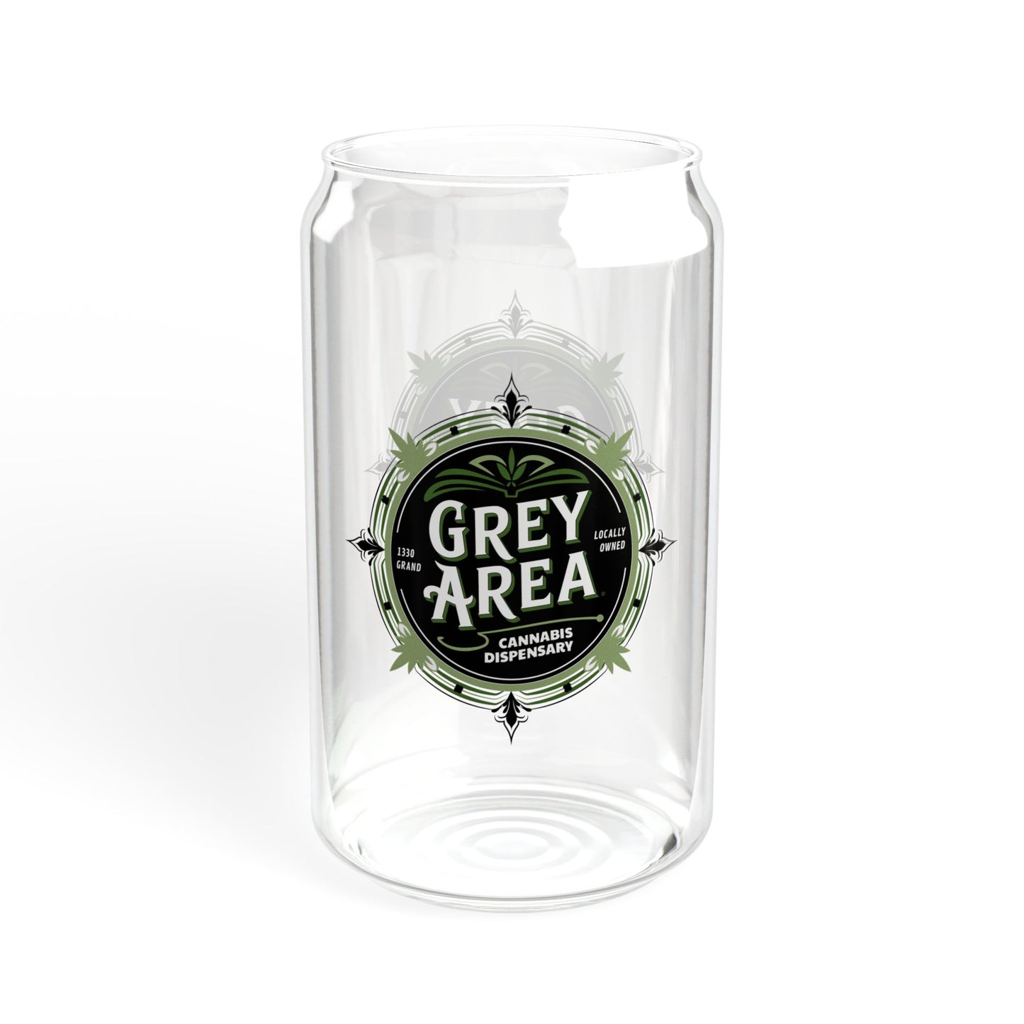 Grey Area - Sipper Glass, 16oz