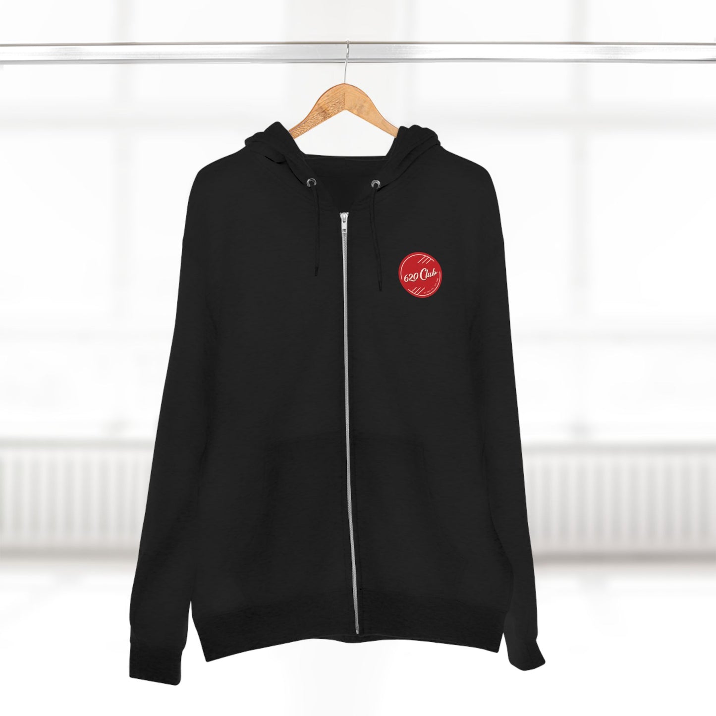 620 Club - Zip Hoodie with "Fine Diving" Design