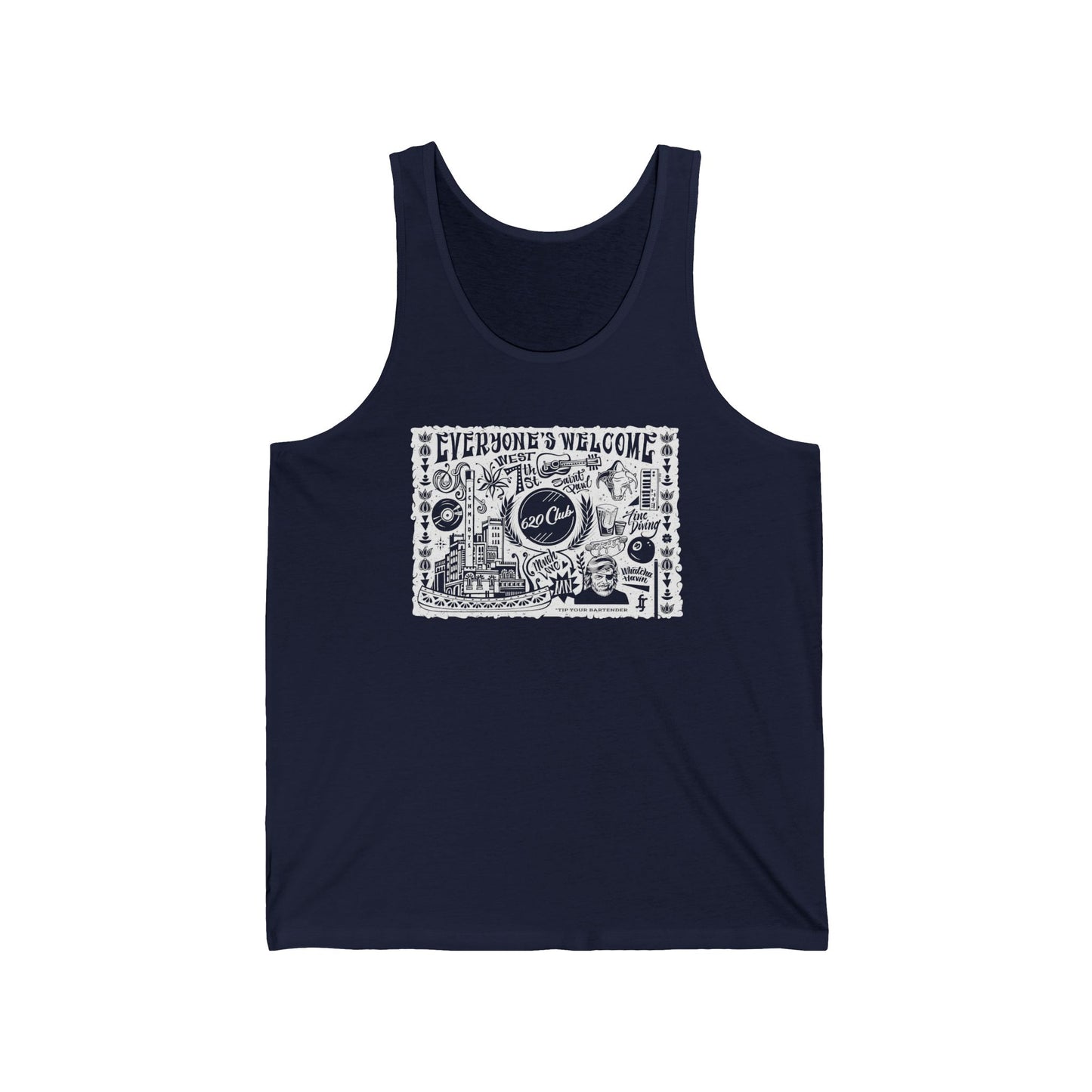 Everyone's Welcome - 620 Club Mural Tank Top