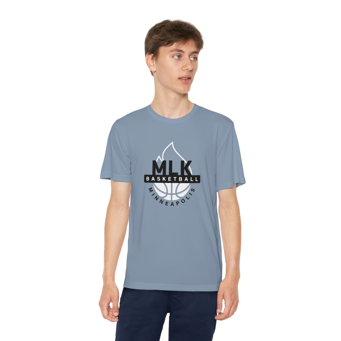MLK South Minneapolis Travel Youth Basketball Program (Fire) - Youth Athletic Sport Tee