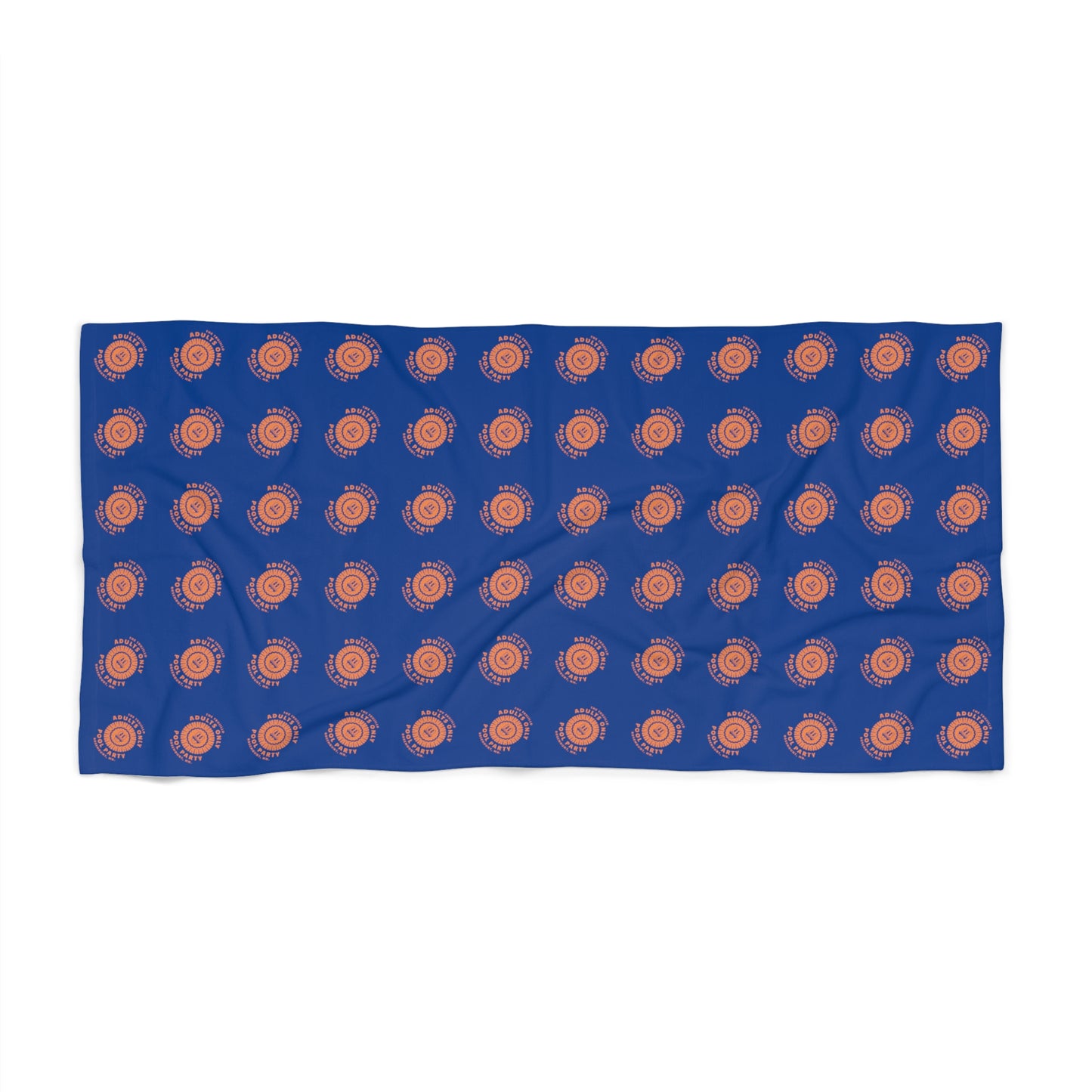 The Trujillo 3rd Annual Adult Only Pool Party - Dark Blue Beach Towel