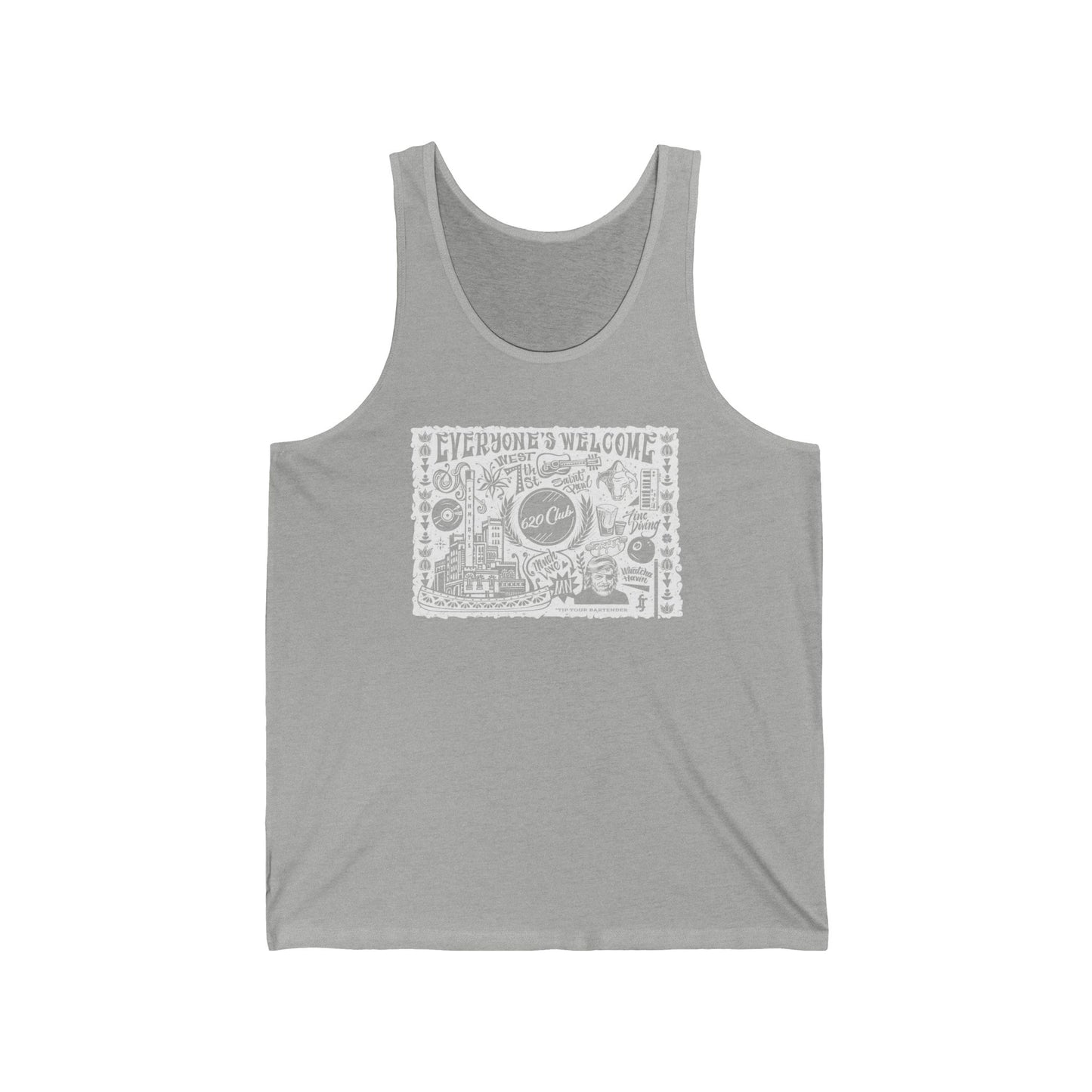 Everyone's Welcome - 620 Club Mural Tank Top