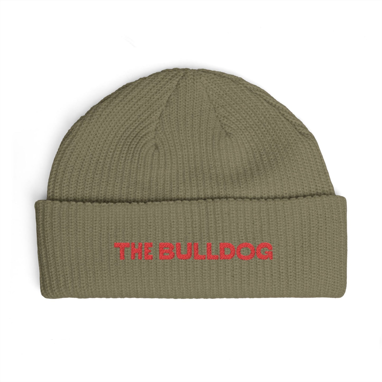 The Bulldog - Embroidered Knit Hat