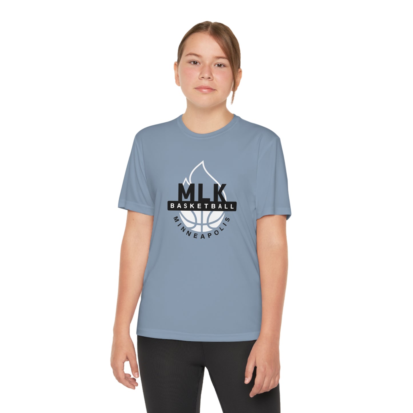 MLK South Minneapolis Travel Youth Basketball Program (Fire) - Youth Athletic Sport Tee