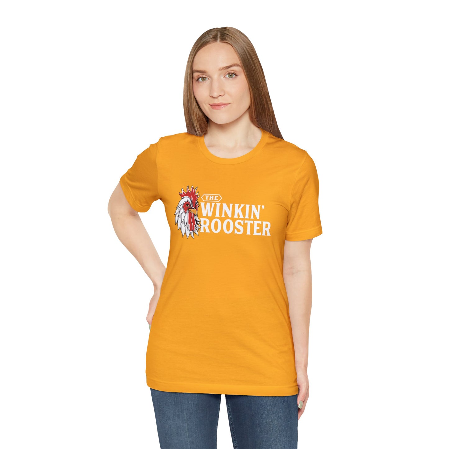 The Winkin' Rooster - Unisex  Short Sleeve Tee