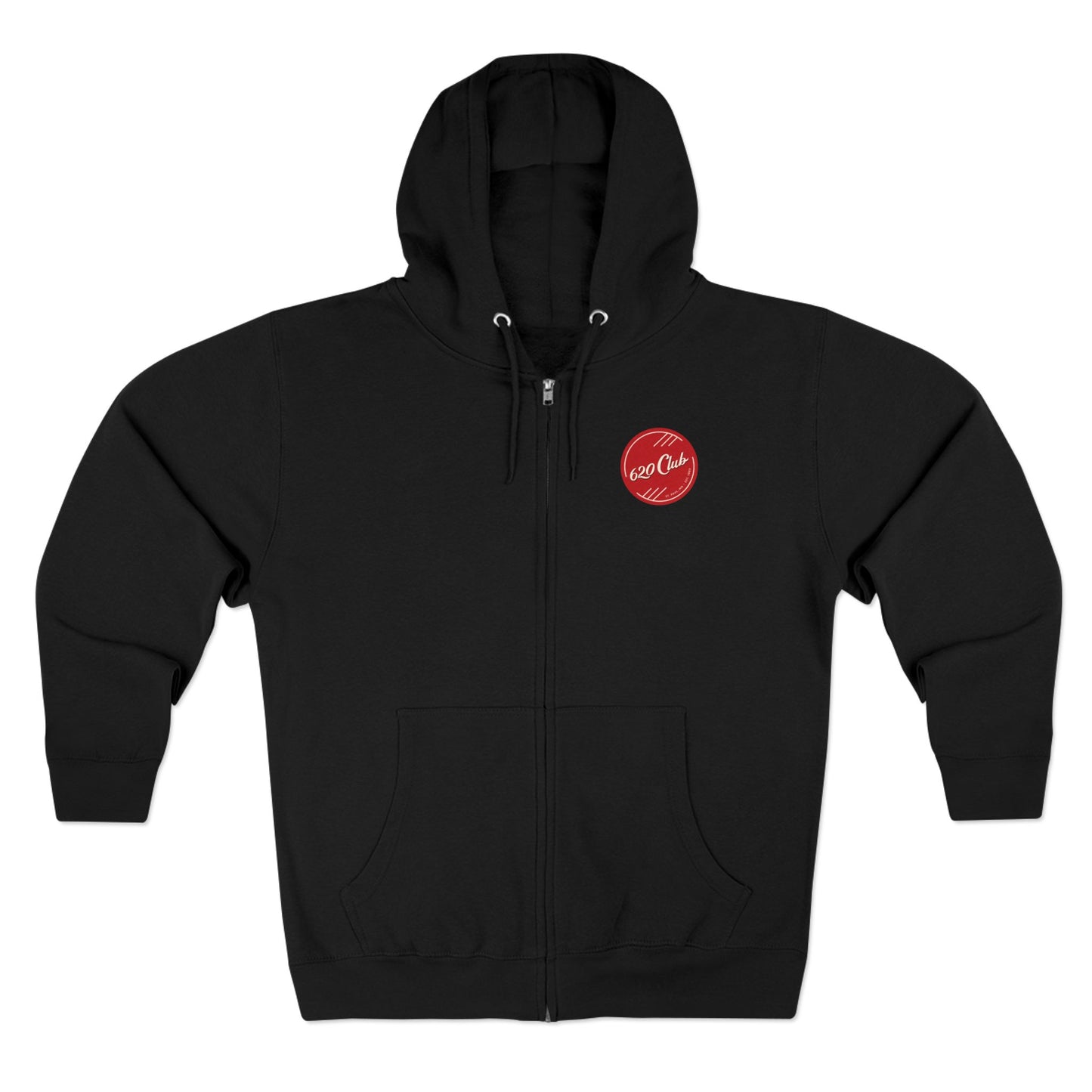 620 Club - Zip Hoodie with "Fine Diving" Pocket Logo