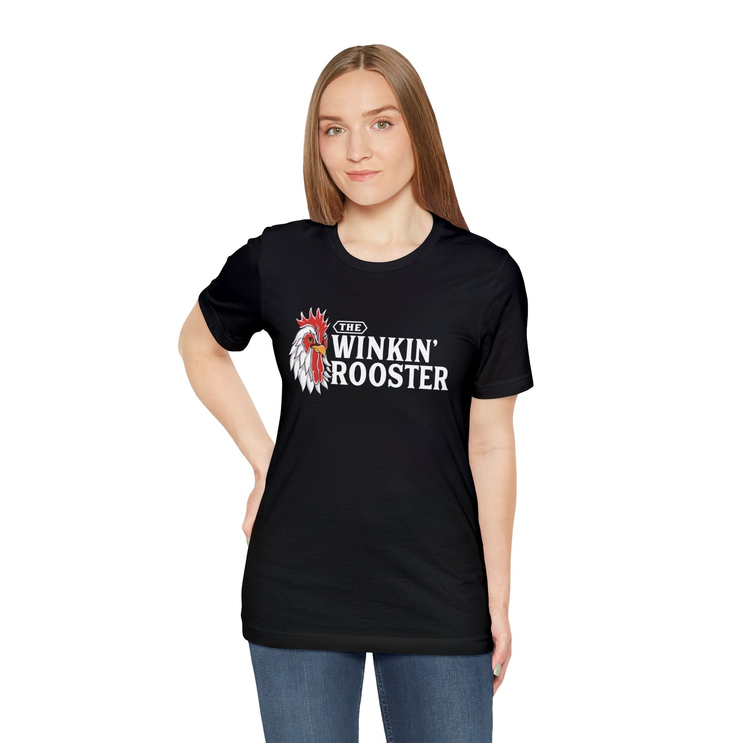 The Winkin' Rooster - Unisex  Short Sleeve Tee