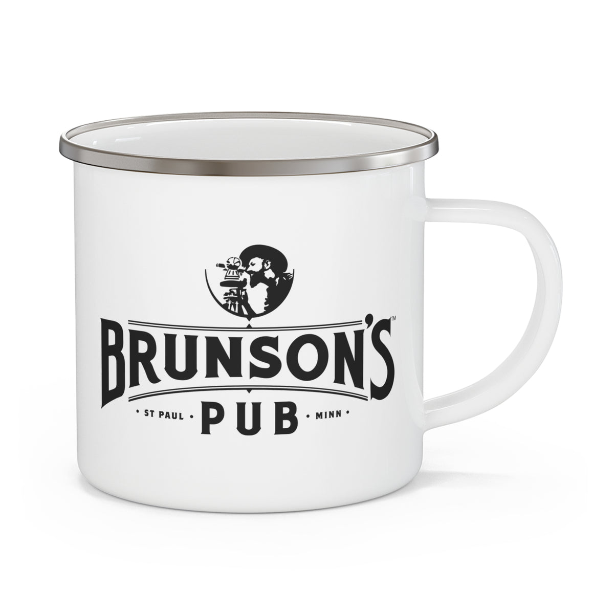 Brunson's Pub Enamel Camp Cup