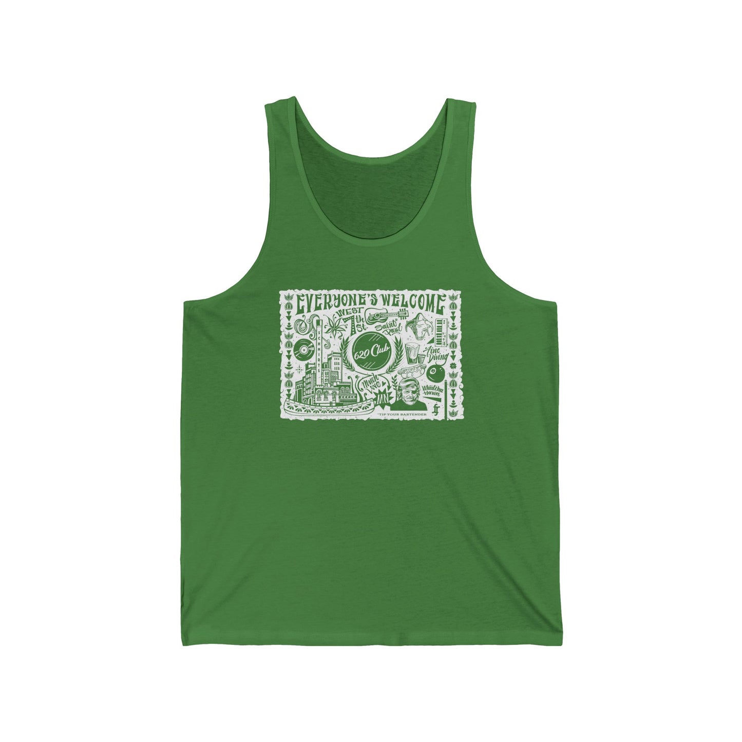 Everyone's Welcome - 620 Club Mural Tank Top