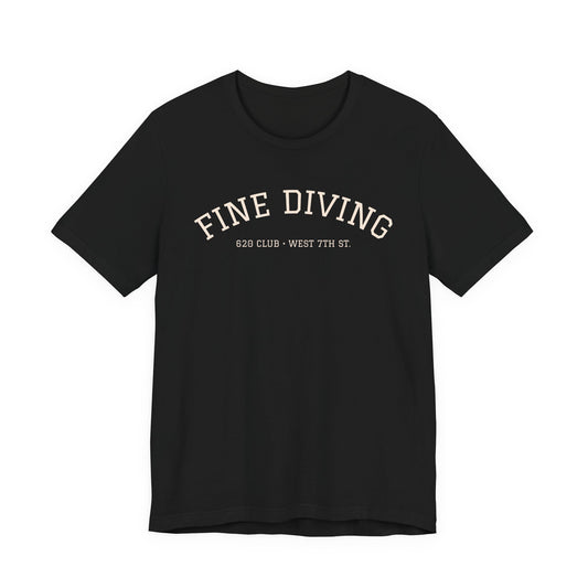 620 Club - Unisex Tee "Fine Diving" Design