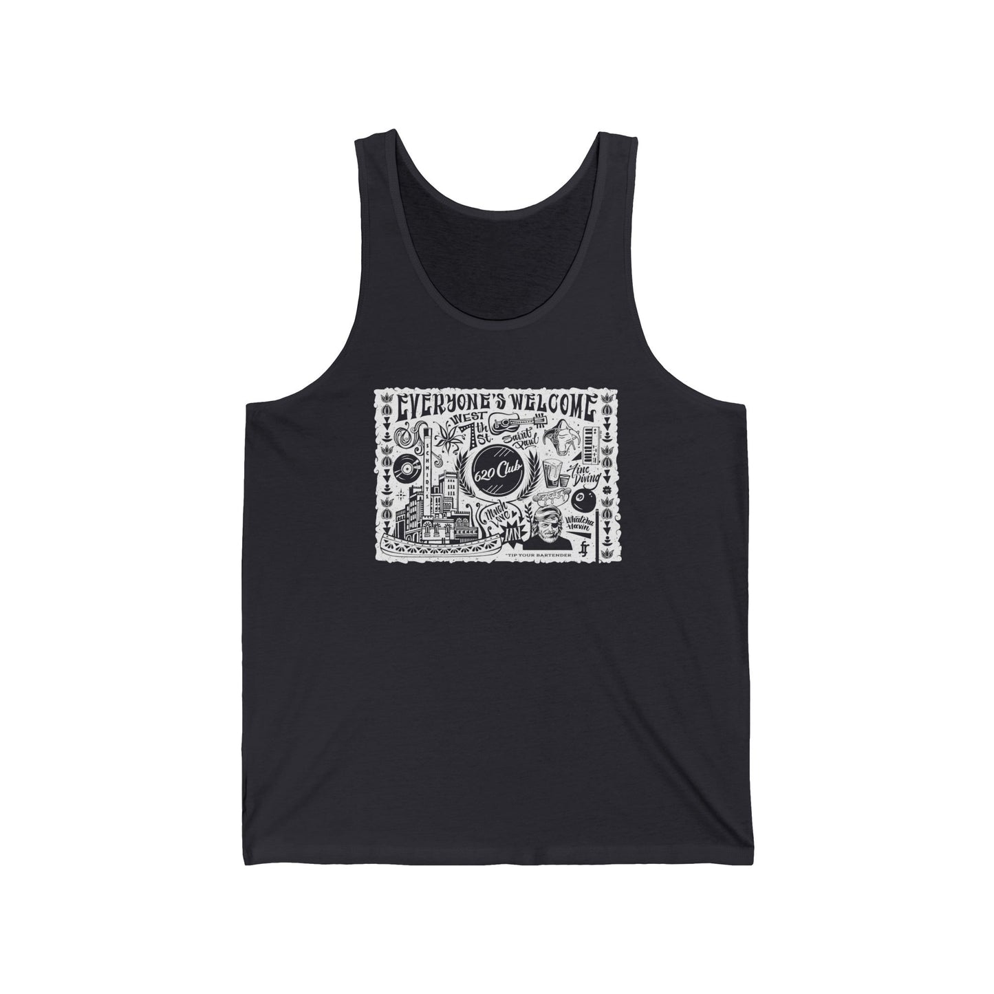 Everyone's Welcome - 620 Club Mural Tank Top