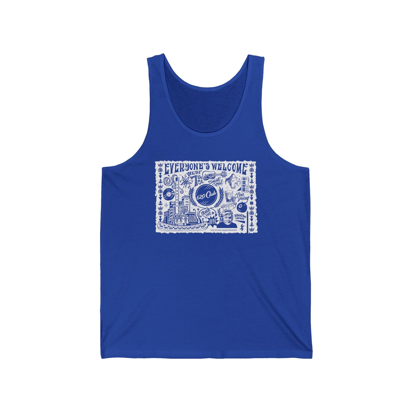 Everyone's Welcome - 620 Club Mural Tank Top