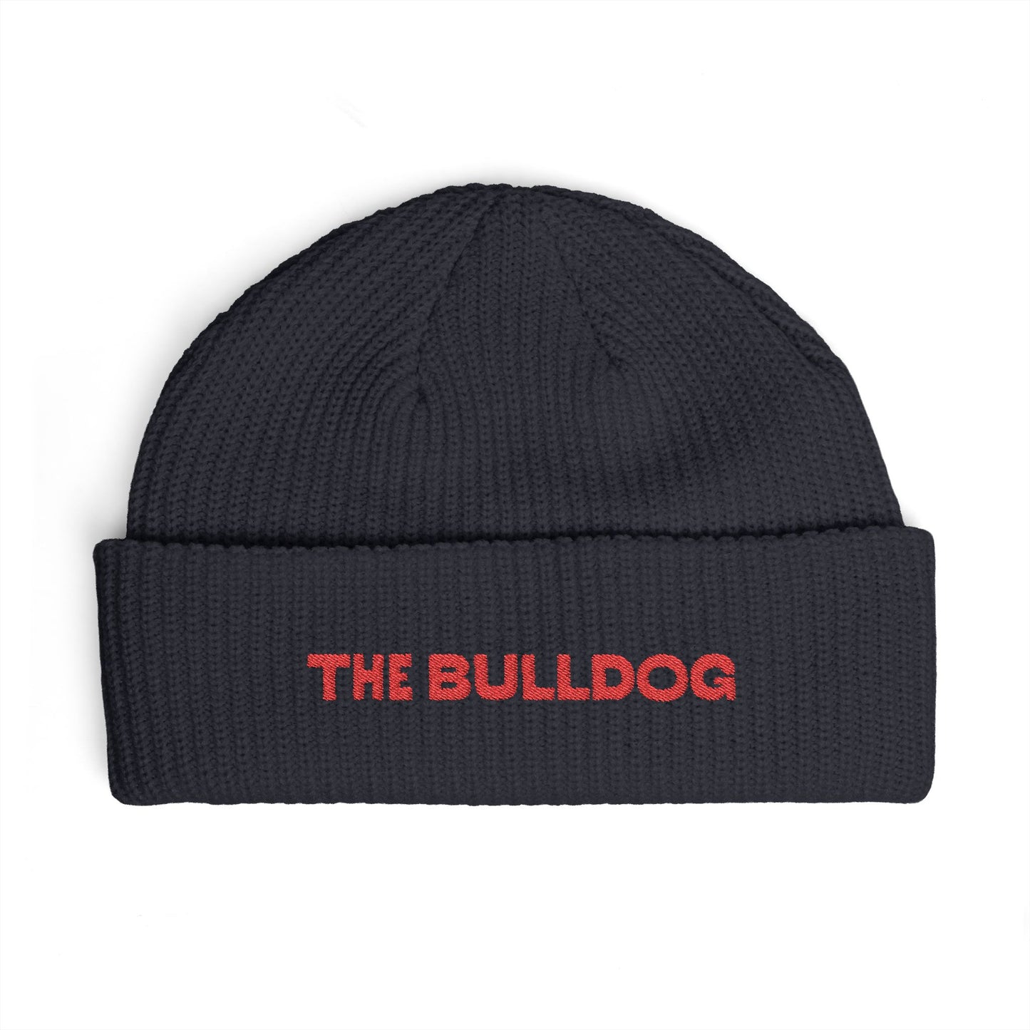 The Bulldog - Embroidered Knit Hat