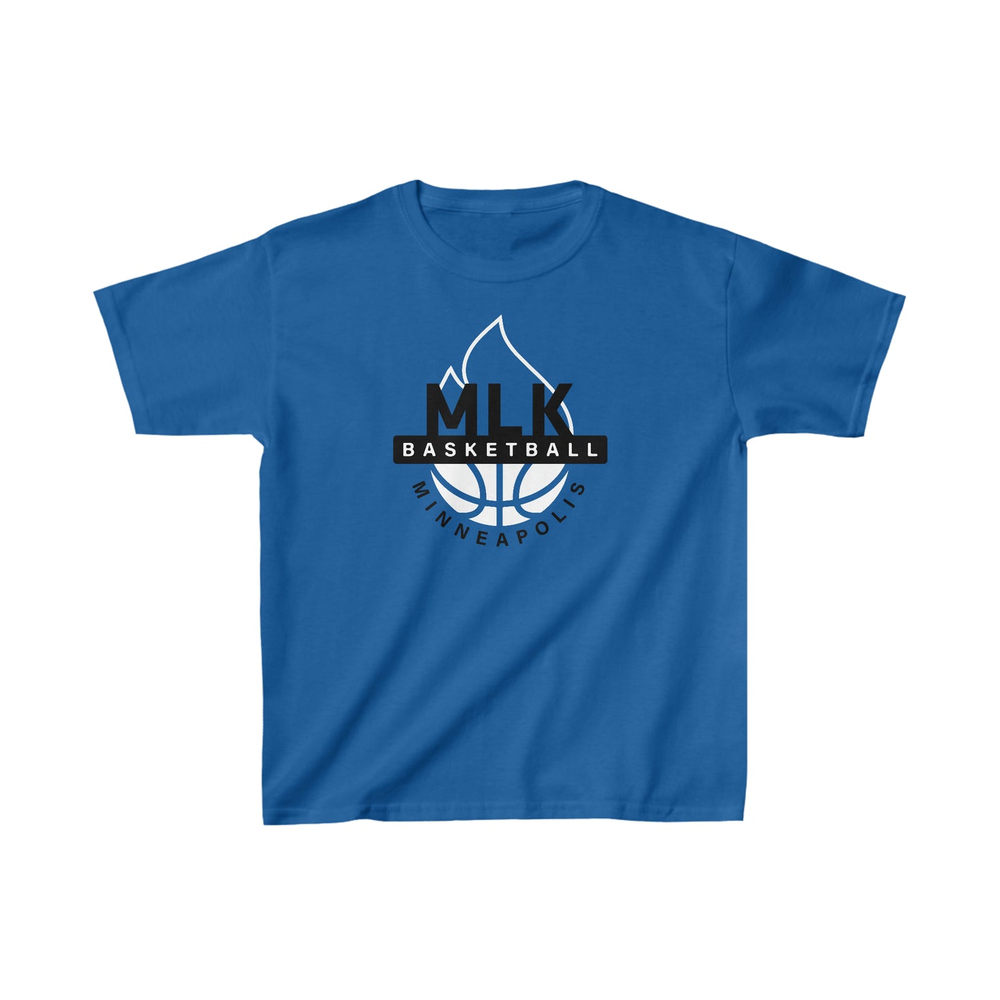 MLK South Minneapolis Travel Basketball Program (Fire)- Kids Heavy Cotton™ Tee