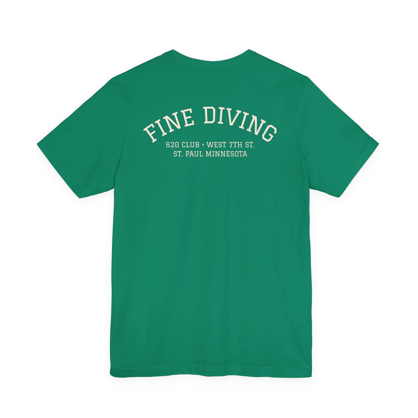 620 Club - Unisex Tee "Fine Diving" Pocket Logo