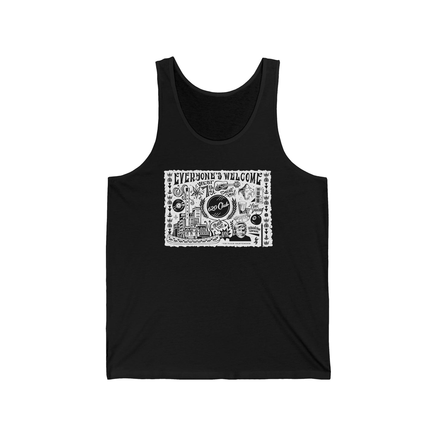 Everyone's Welcome - 620 Club Mural Tank Top
