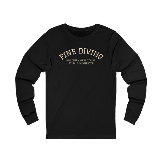 620 Club - "Fine Diving" Long Sleeve Tee
