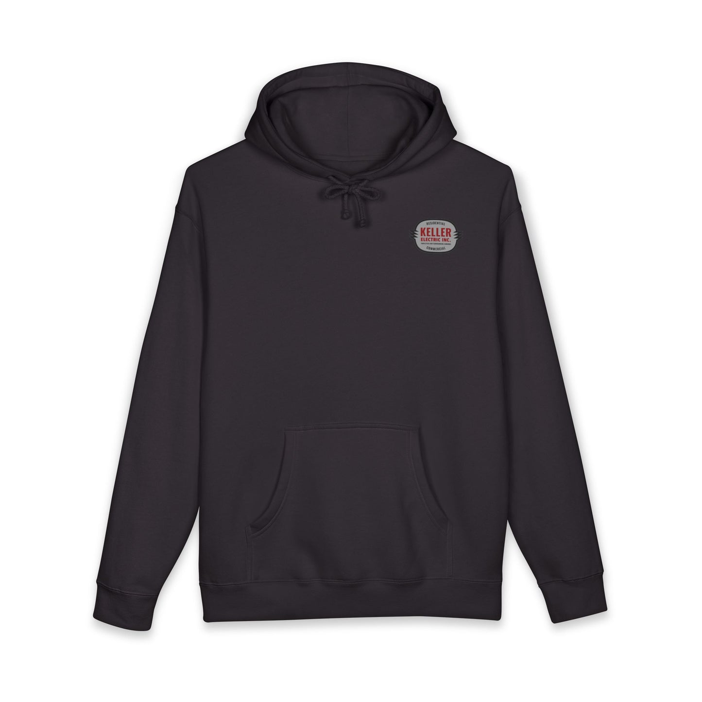 Keller Electric Logo Hoodie — Vintage Tradesman Workwear Sweatshirt