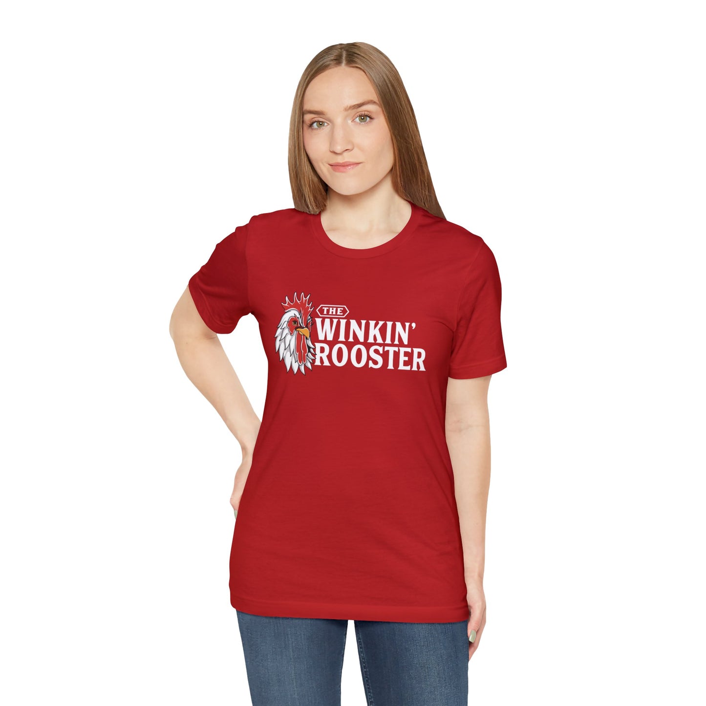 The Winkin' Rooster - Unisex  Short Sleeve Tee