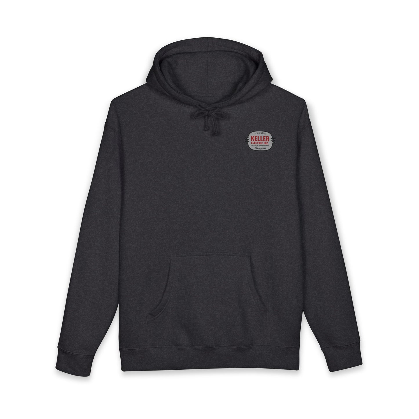 Keller Electric Logo Hoodie — Vintage Tradesman Workwear Sweatshirt