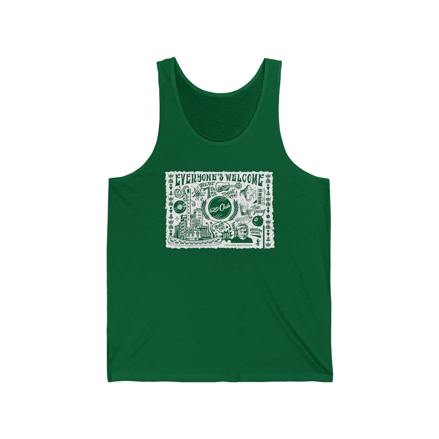 Everyone's Welcome - 620 Club Mural Tank Top