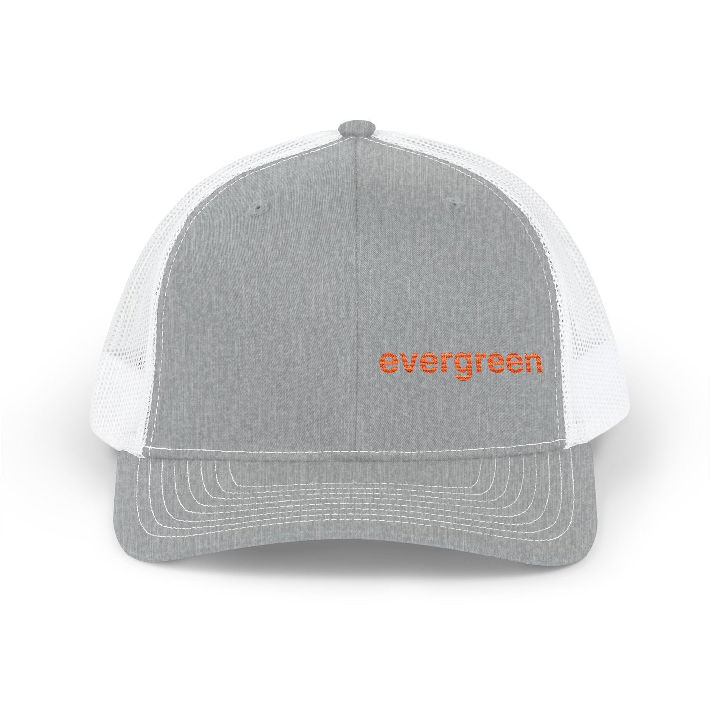 Evergreen Embroidered Trucker Cap — Snapback
