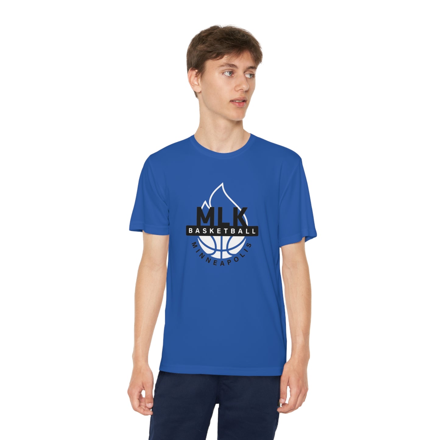 MLK South Minneapolis Travel Youth Basketball Program (Fire) - Youth Athletic Sport Tee