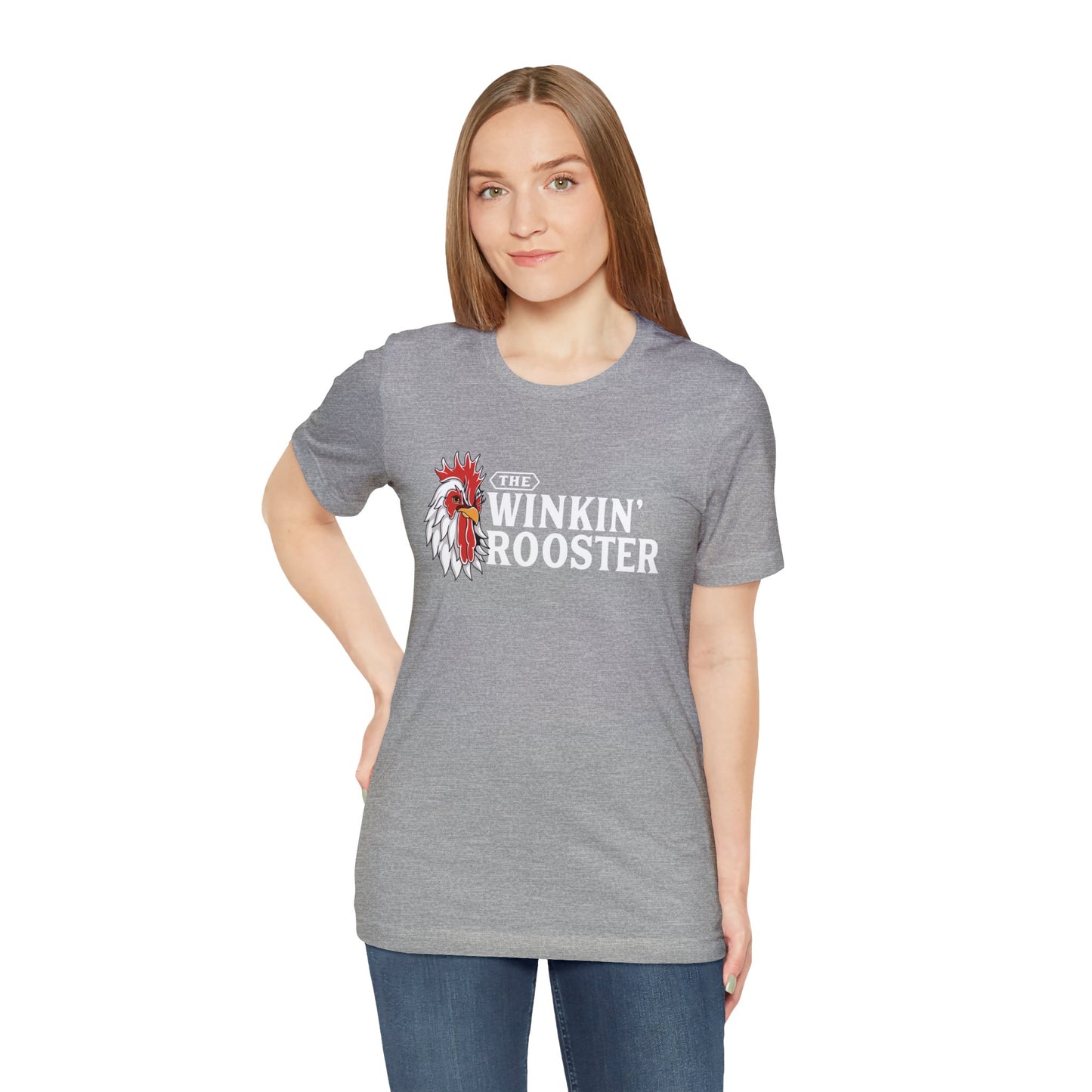 The Winkin' Rooster - Unisex  Short Sleeve Tee