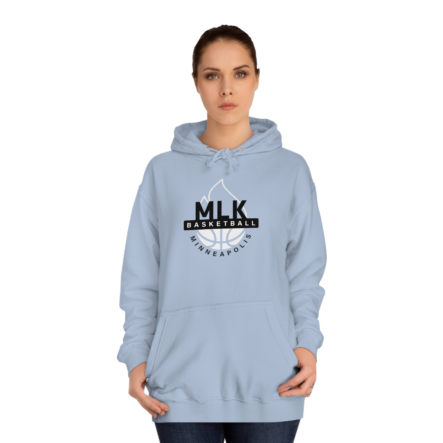 MLK South Minneapolis Travel Basketball Program (Fire) - Adult Pullover Hoodie